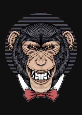 Chimpanzee illustration