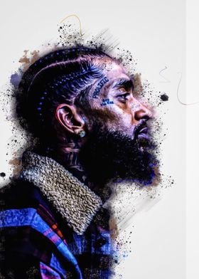 Nipsey Hussle Art Print by Sukari Studios