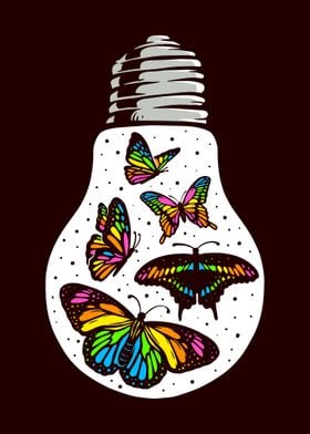 Butterfly light  art