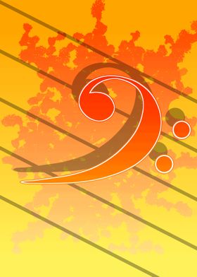 Bass Clef Splash