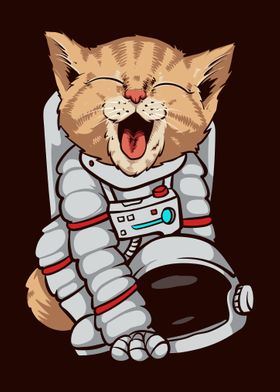 Cat astronaut spacecat