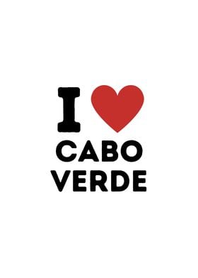 I Love Cabo Verde Simple