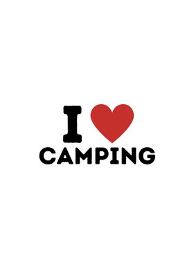 I Love Camping Simple