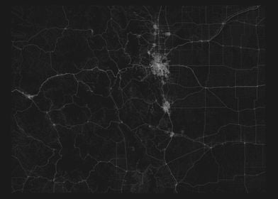 Roads of Colorado Map