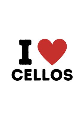 I Love Cellos Simple Heart