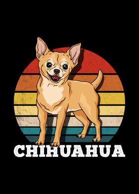 Chihuahua Dog Lover Retro