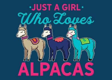 A Girl Who Loves Alpacas