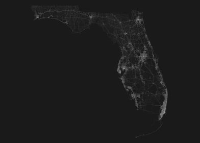 Roads of Florida Map