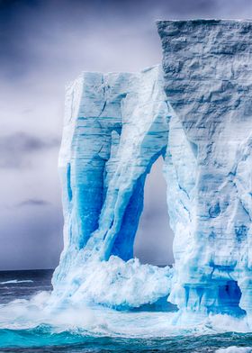 Tabular iceburg Antarctica