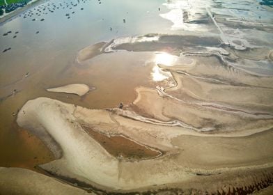 Sandbank in the morning