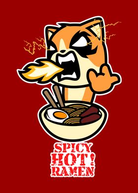 Spicy Ramen Cat