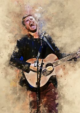 Cory Asbury Watercolor