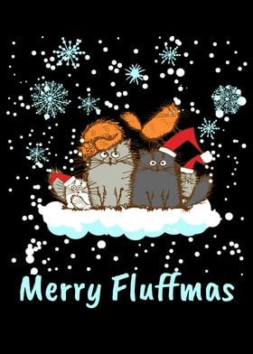 Merry Fluffmas Cats