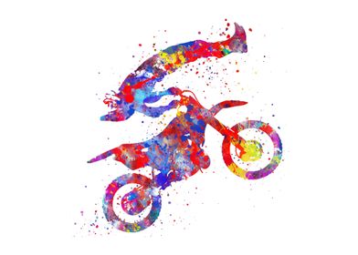 Motocross dirt bike water