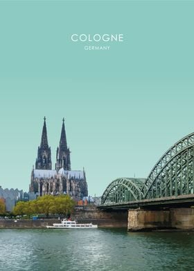 Cologne Germany Travel Art