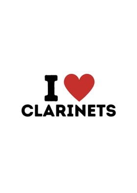 I Love Clarinets Simple