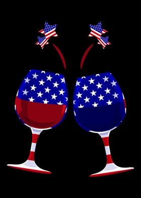 USA Wine  4th of July Dri