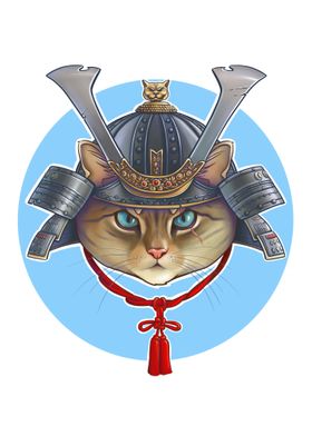 Samurai cat 