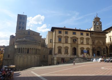 Piazza Grande Arezzo Italy