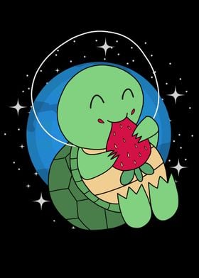 Space Turtle Strawberry