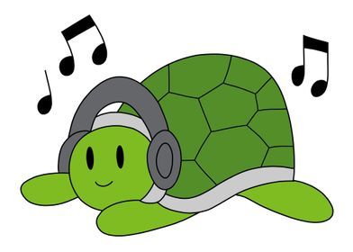 Green Turtle Headphones
