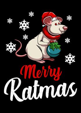 Merry Ratmas Rat Animal Ch