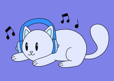 Blue Cat Jamming Out