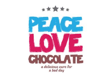 peace love chocolate