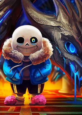 Undertale Sans Posters for Sale