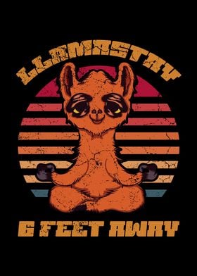 Llamastay 6Ft Away Yoga