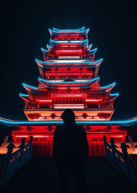 Illuminated Temple