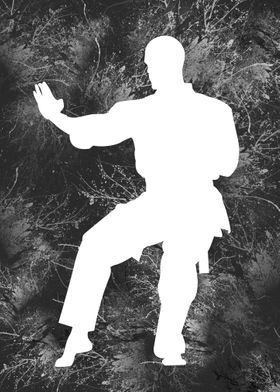 Karate silhouette 23