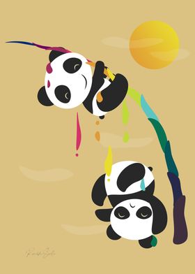 Pandas meet rainbow