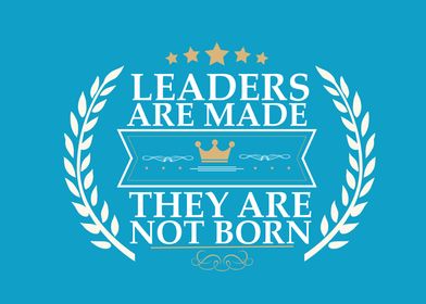 leaders are made