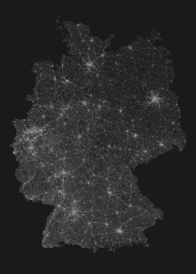 Roads of Germany Map