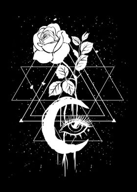 Occult Moon Rose