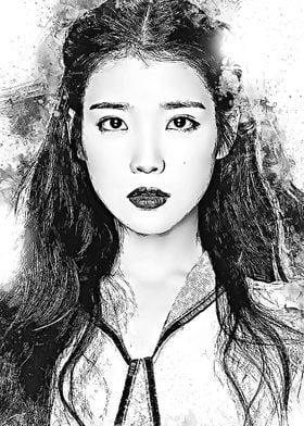 iu visual in black and w