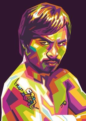 Manny Pacquiao in Pop Art
