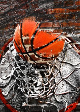 Basketball art print s 132