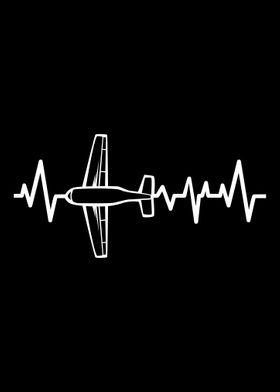 Airplane Pilot Heartbeat P