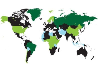 World map Info graphic co