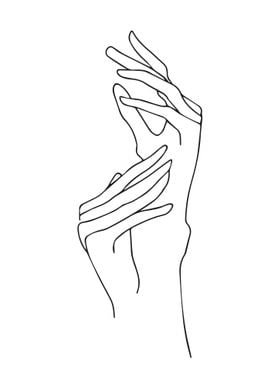 Hands One Line