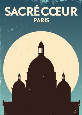 France Poster  SacrCoeur