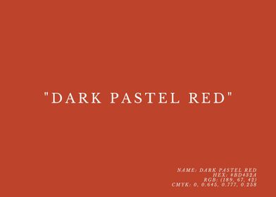Dark Pastel Red
