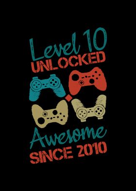 Level 10 Unlocked Awesome