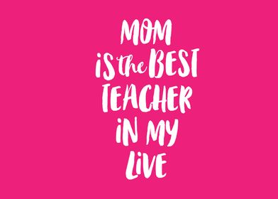 mom is the best teacher