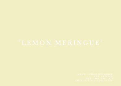 Lemon Maringue
