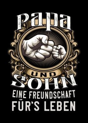 Papa und Sohn Freundschaft