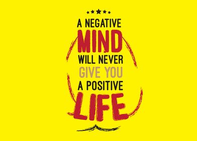 a negative mind