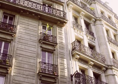 Parisian Building Closeup